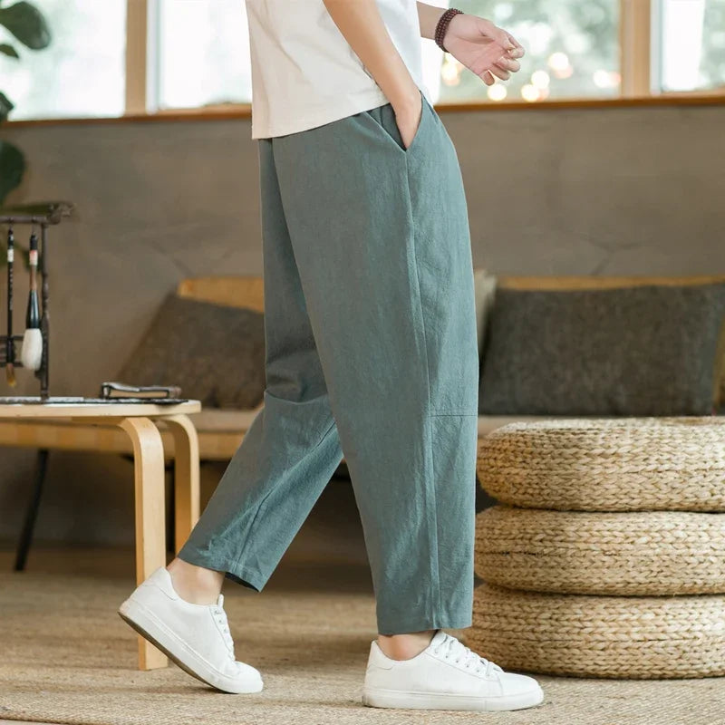 Trousers Linen Fashion