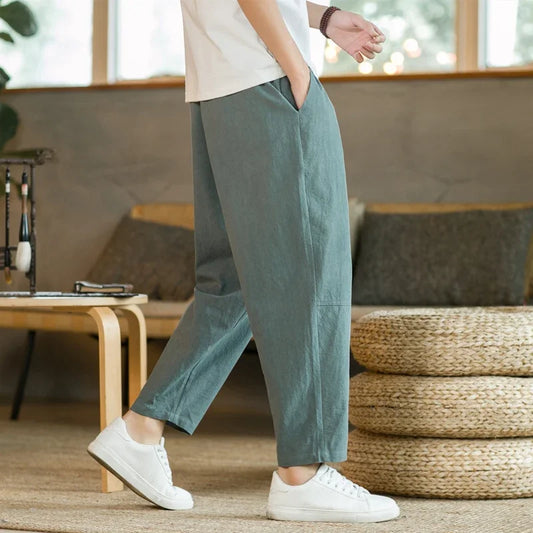 Trousers Linen Fashion