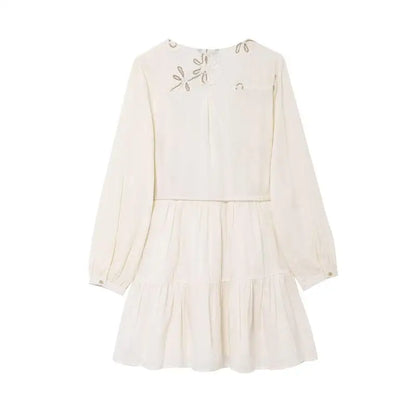 Dresses Chic Embroidery