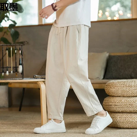 Style Casual Cotton Linen