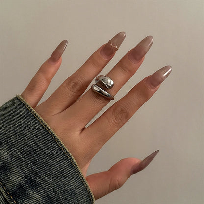 Wide Βracelet Ring