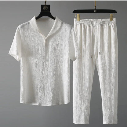 Set Men Fashion Striped