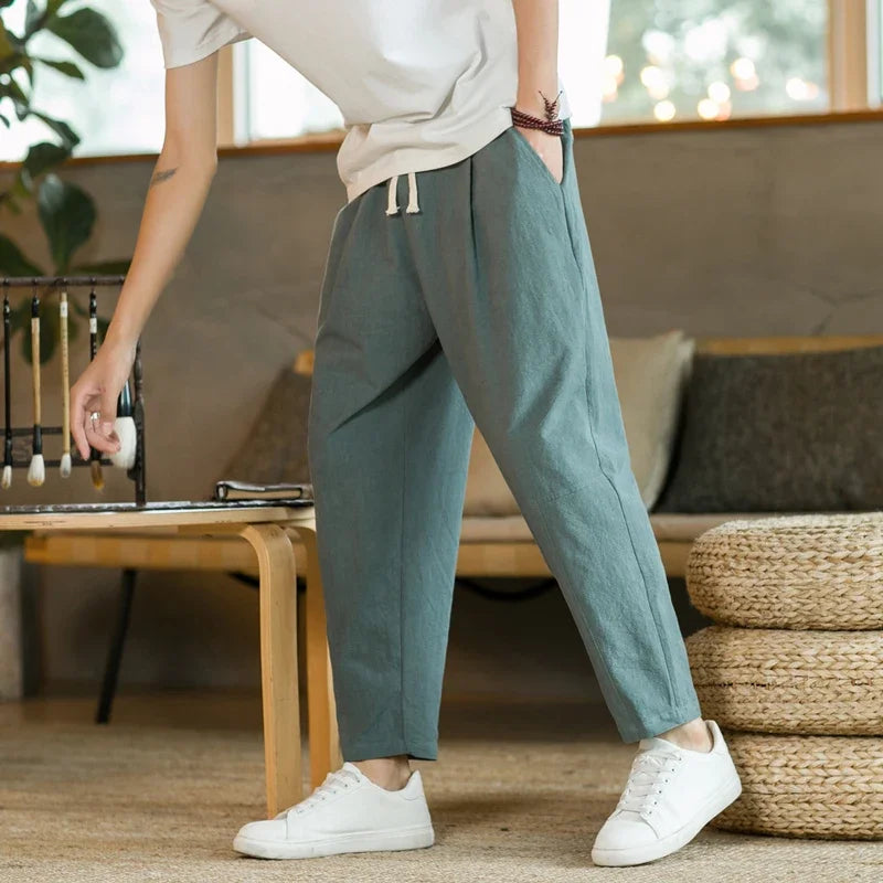 Trousers Linen Fashion