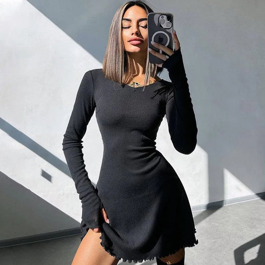 Fashion Simple Dress Long