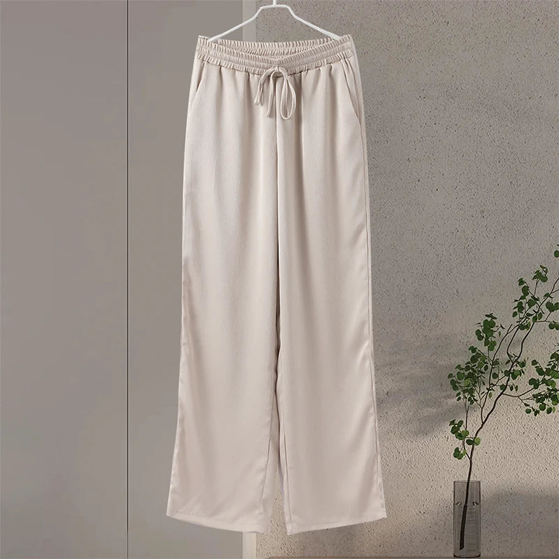 Casual Loose Solid Long