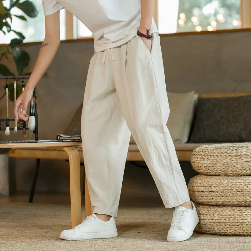 Style Casual Cotton Linen