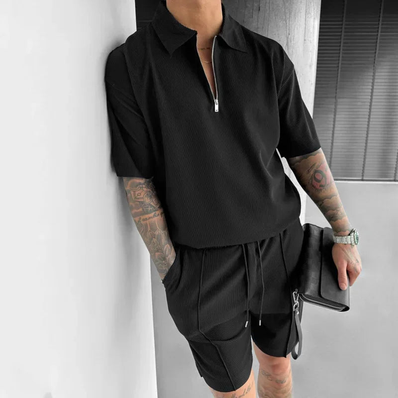Zipper Polo Casual
