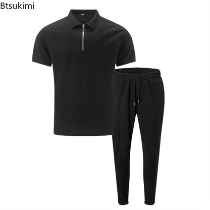 Men Waffle Sets Fashion