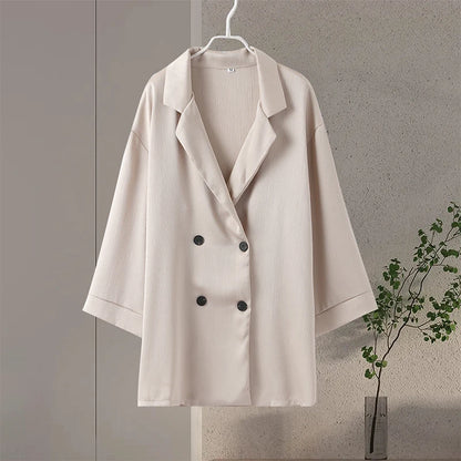 Casual Loose Solid Long